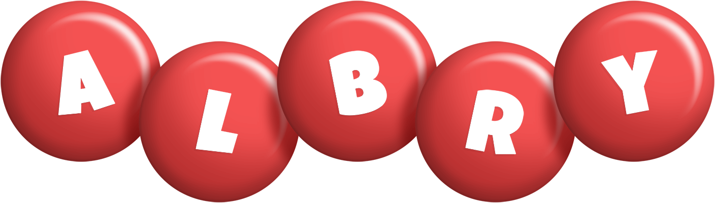 Albry candy-red logo
