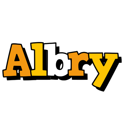 Albry cartoon logo