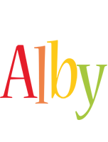 Alby birthday logo