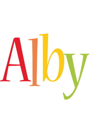 Alby birthday logo