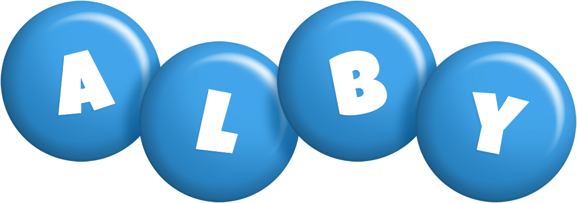 Alby candy-blue logo