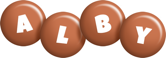 Alby candy-brown logo