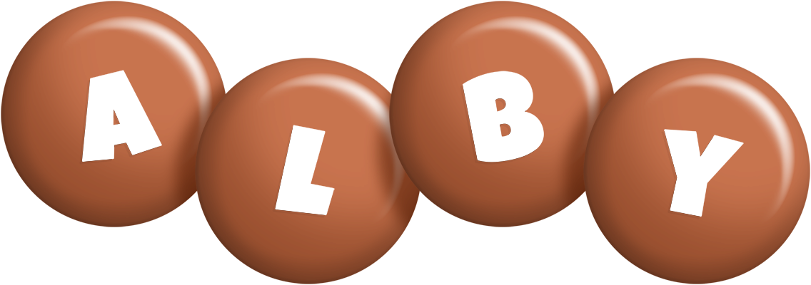 Alby candy-brown logo