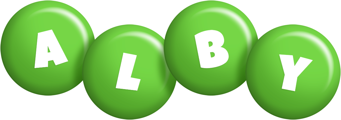 Alby candy-green logo