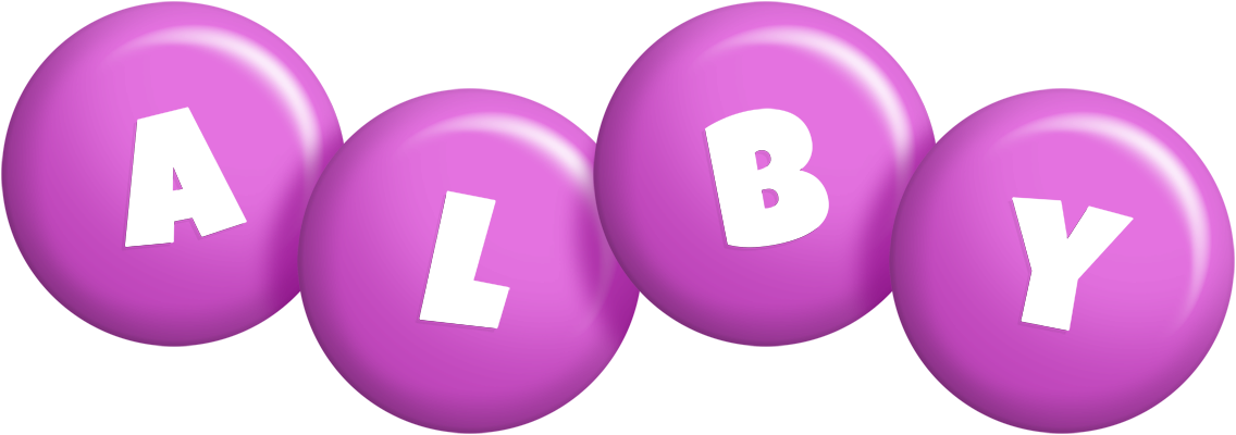 Alby candy-purple logo