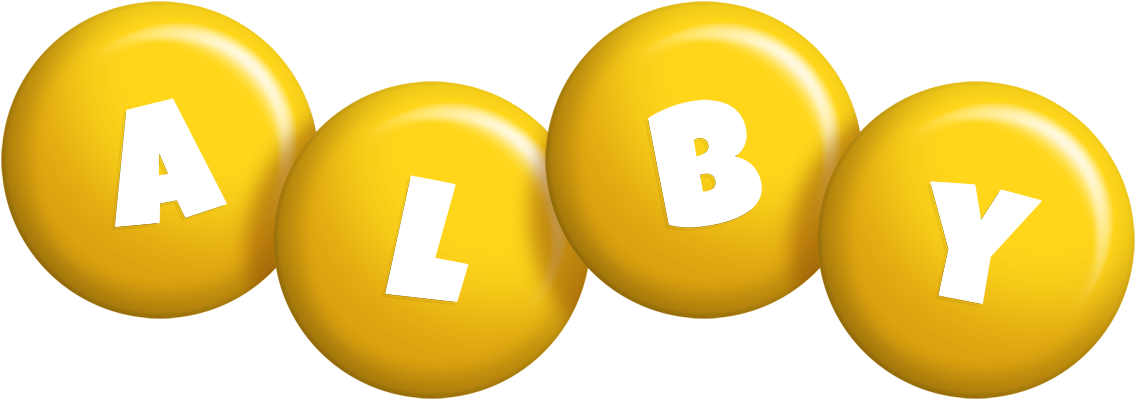 Alby candy-yellow logo