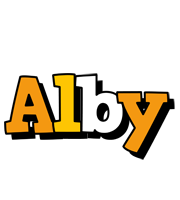 Alby cartoon logo