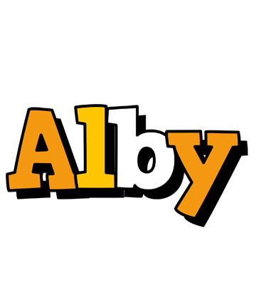 Alby cartoon logo