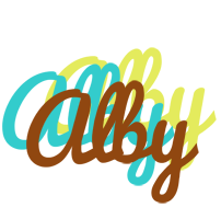 Alby cupcake logo