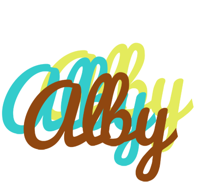 Alby cupcake logo
