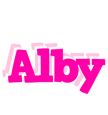 Alby dancing logo