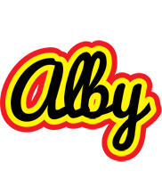 Alby flaming logo