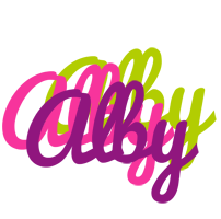 Alby flowers logo