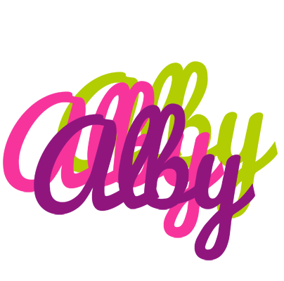Alby flowers logo