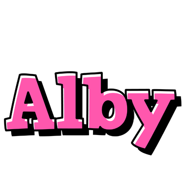 Alby girlish logo