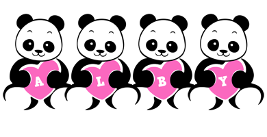 Alby love-panda logo