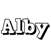 Alby snowing logo