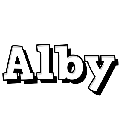 Alby snowing logo