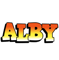 Alby sunset logo