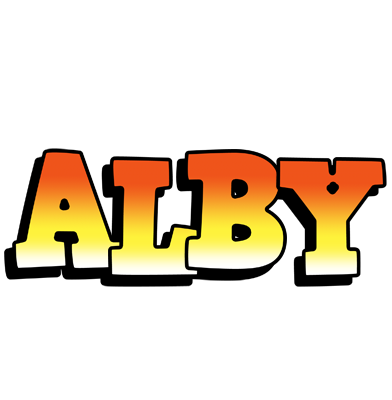 Alby sunset logo