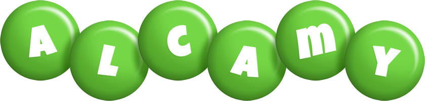 Alcamy candy-green logo