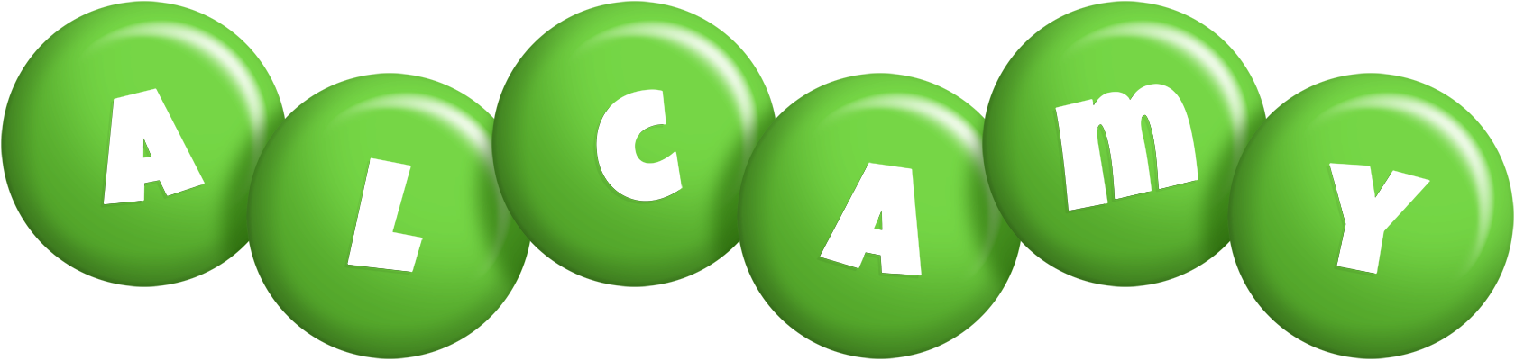 Alcamy candy-green logo