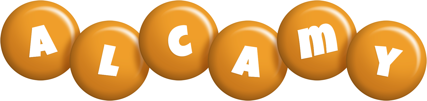 Alcamy candy-orange logo