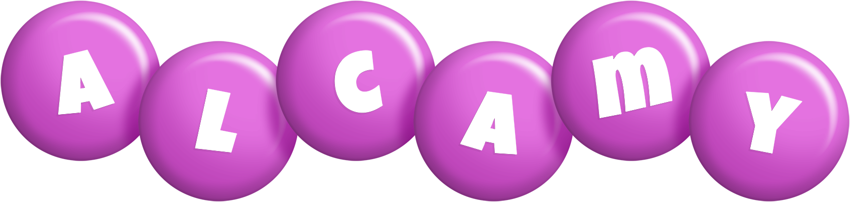 Alcamy candy-purple logo