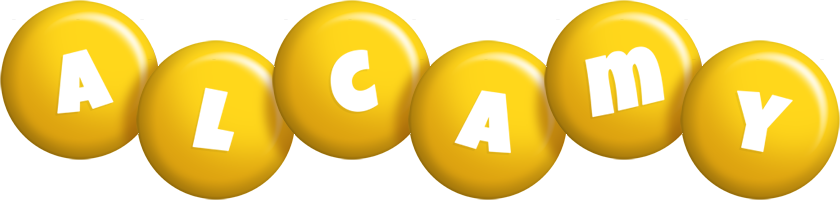 Alcamy candy-yellow logo