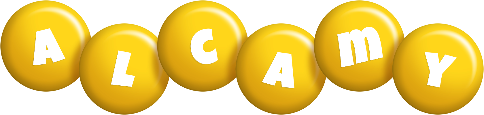 Alcamy candy-yellow logo