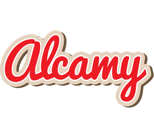 Alcamy chocolate logo