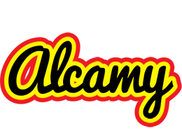 Alcamy flaming logo