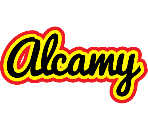 Alcamy flaming logo