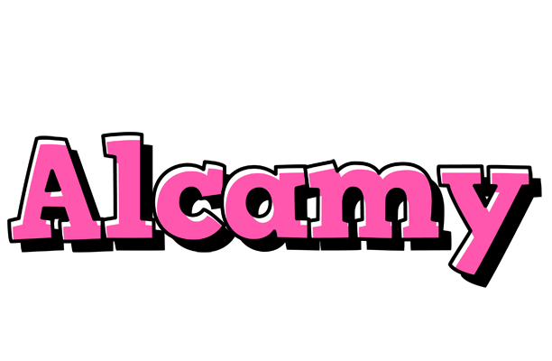 Alcamy girlish logo