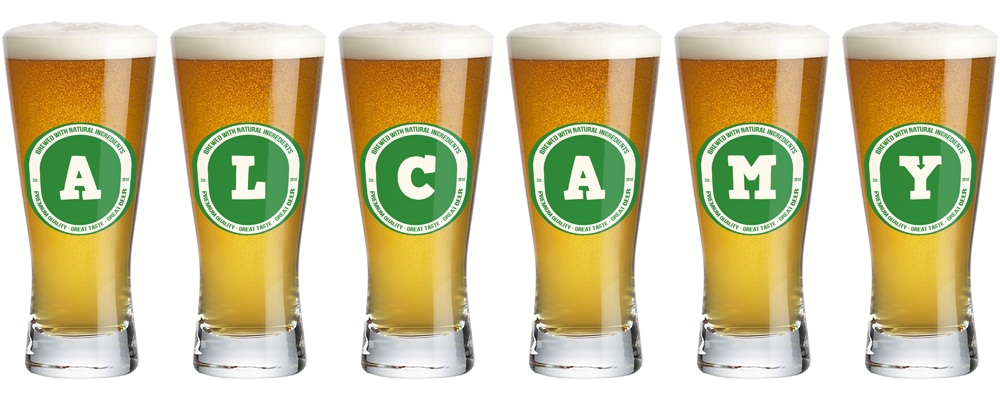 Alcamy lager logo