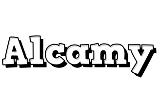 Alcamy snowing logo