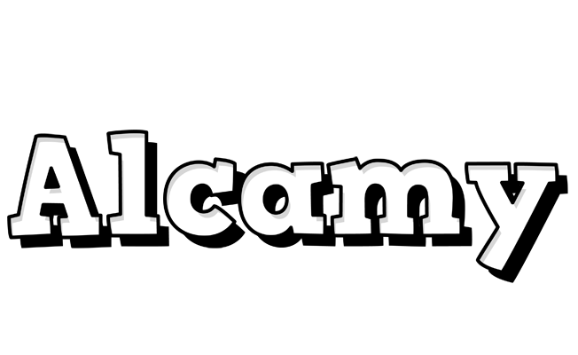 Alcamy snowing logo