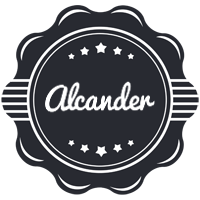 Alcander badge logo