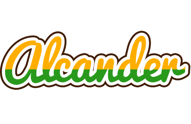 Alcander banana logo