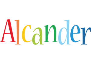 Alcander birthday logo