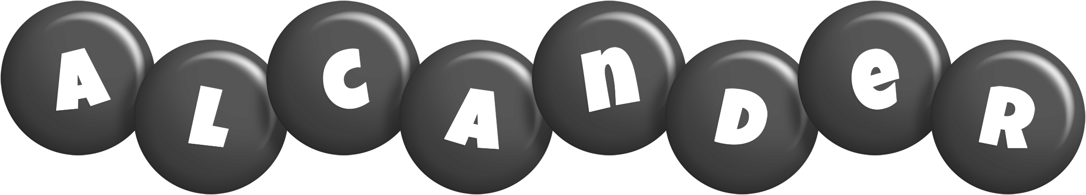 Alcander candy-black logo