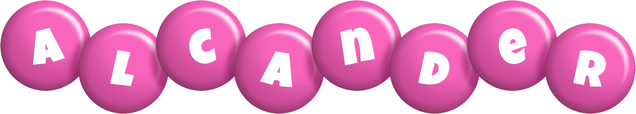 Alcander candy-pink logo