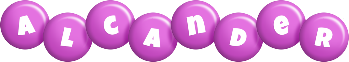 Alcander candy-purple logo