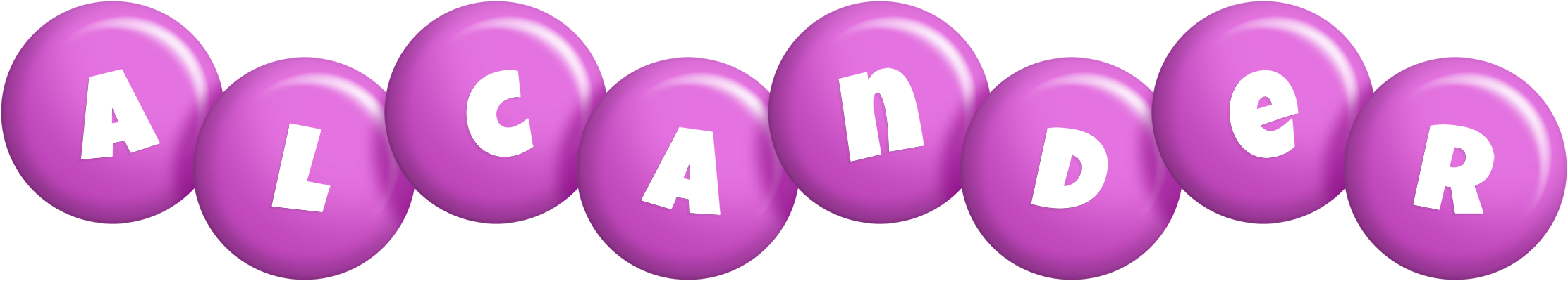 Alcander candy-purple logo