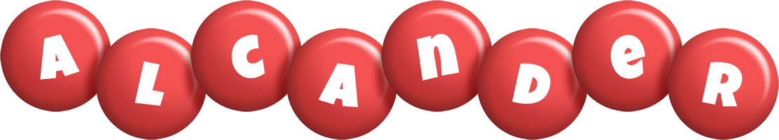 Alcander candy-red logo