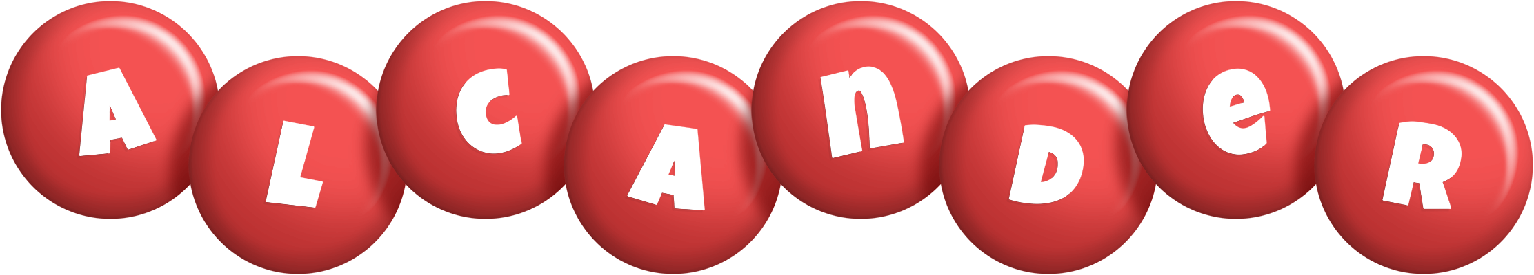 Alcander candy-red logo