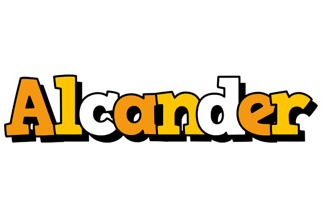 Alcander cartoon logo