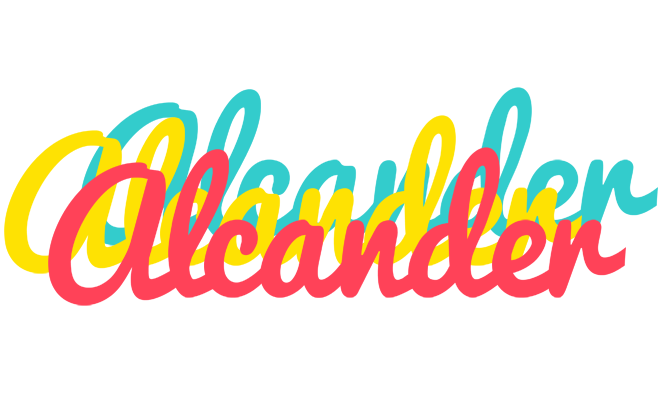Alcander disco logo