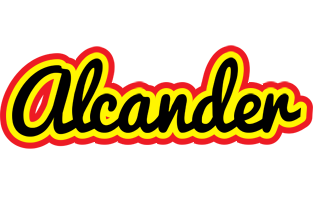 Alcander flaming logo