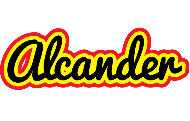 Alcander flaming logo